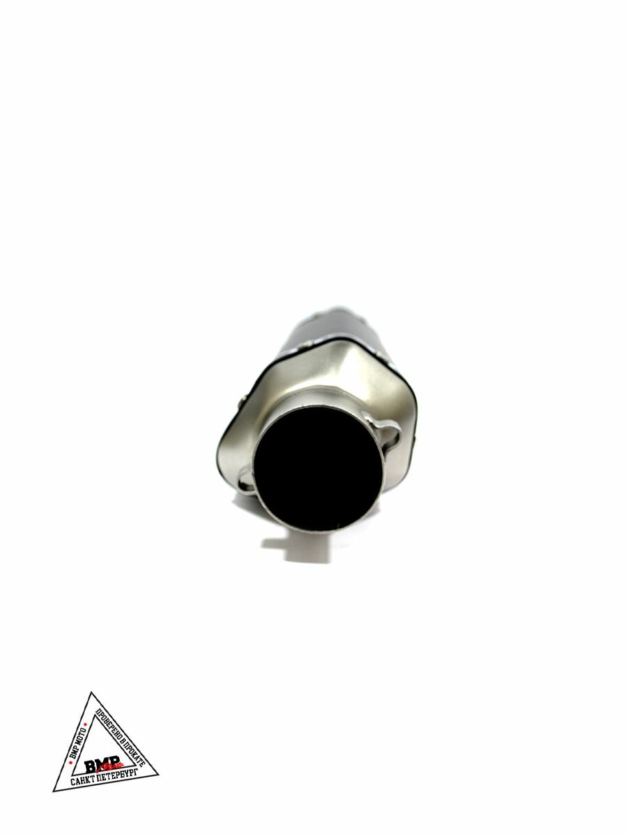 Универсальный выхлопной глушитель Акрапович черный — фото 1