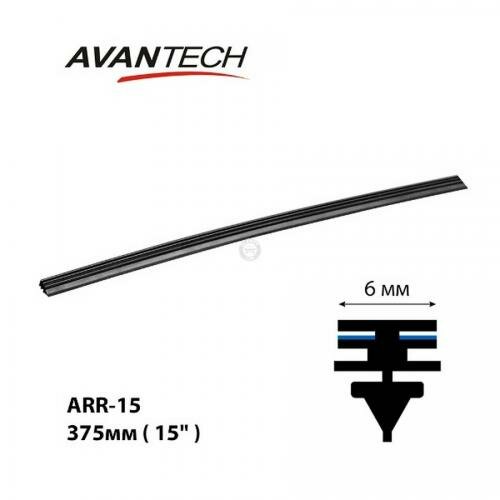 Резинка щетки стеклоочистителя 375мм (15) Avantech ARR-15