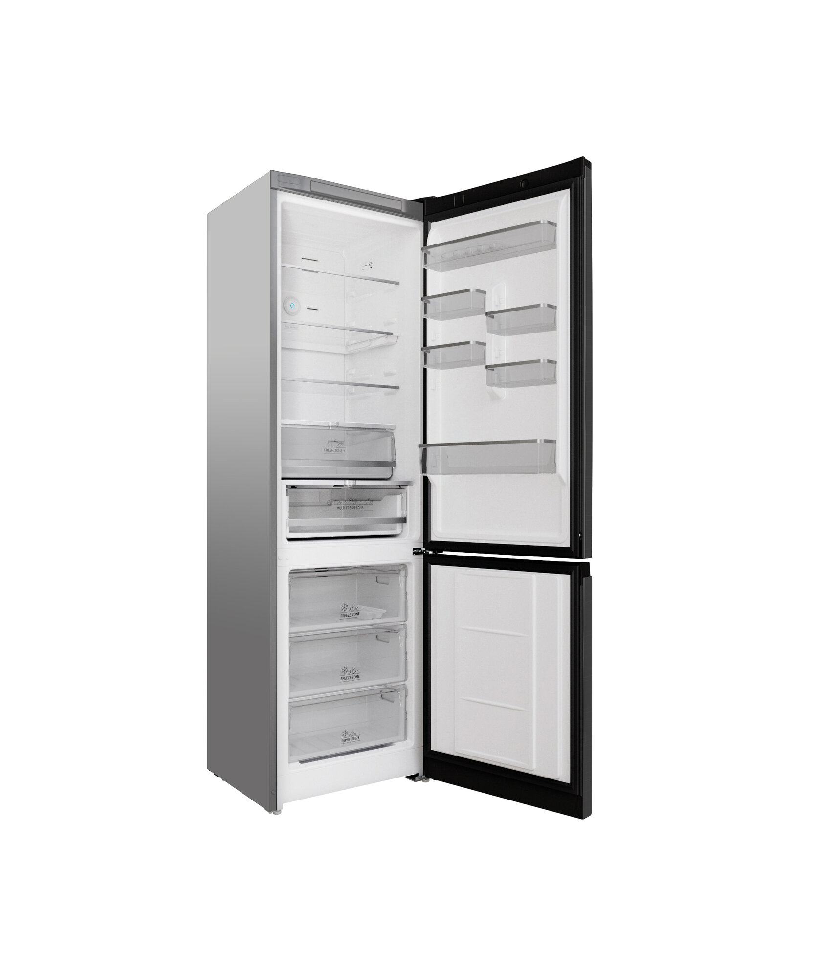 Двухкамерный холодильник Hotpoint HT 8201I DX O3, No Frost, темно-серый - фотография № 3