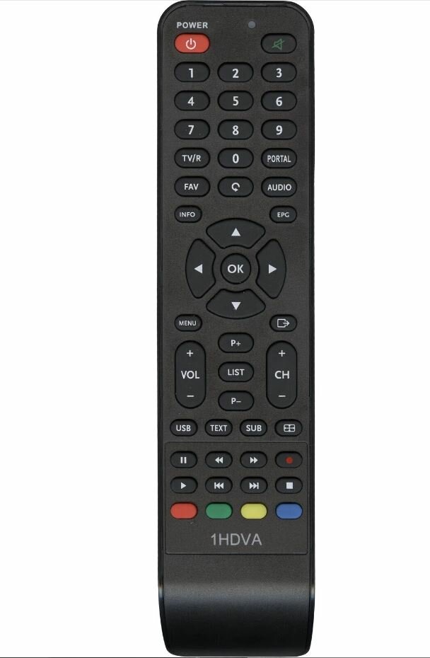 Пульт ДУ Huayu 1HDVA для NTV-PLUS 1HD VA PVR, черный
