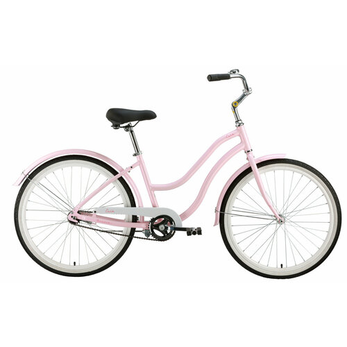 Женский велосипед Forward Evia 26 (2024) 16 Светло-розовый (157-180 см) женский велосипед forward iris 26 1 0 2022 17 серо розовый 156 170 см
