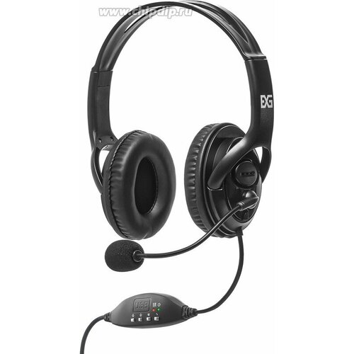 EX294417RUS Полноразмерные наушники с микрофоном гарнитура ExeGate 960 USB STEREO USB динамик 40 мм 20-20000Гц длина кабеля 2м управ 3180₽