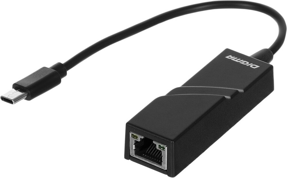 Сетевой адаптер Fast Ethernet Digma D-USBC-LAN100 USB Type-C (упак:1шт)