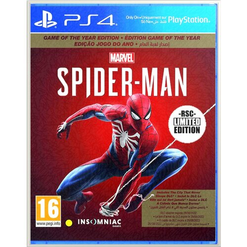 Marvel Человек-Паук (Spider-man) GOTY RSC Limited Edition [PS4, полностью на русском языке]