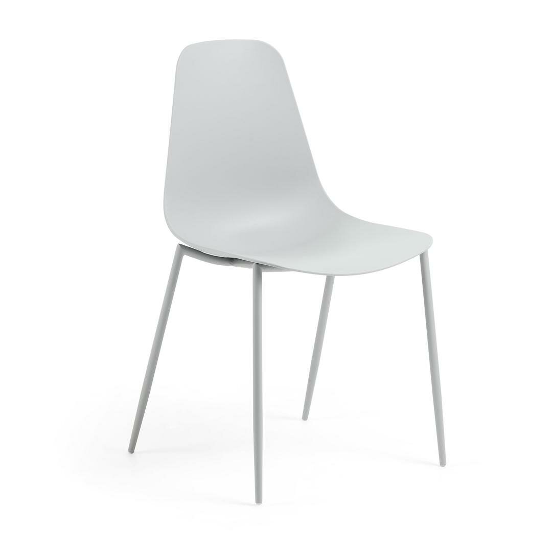 фото Стул La Forma (ех Julia Grup) Стул Wassu серый арт. 054258