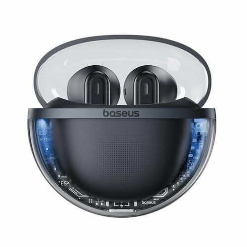 Беспроводные наушники BASEUS E5x(Overseas Edition), Bluetooth, черный беспроводные наушники baseus e13（overseas edition） bluetooth белый