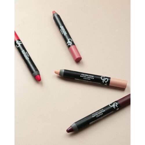 Golden Rose помада-карандаш матовая Matte Lipstick Crayon, тон 13