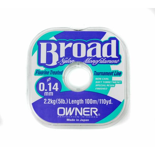 Леска Owner Broad Natural Clear 100м 0,40мм