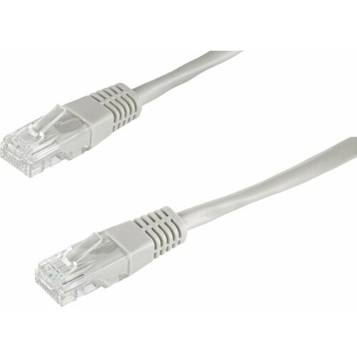 Патч-корд BigTech OPCC005 UTP CCA кат5e5млитой многожильный серый 990₽