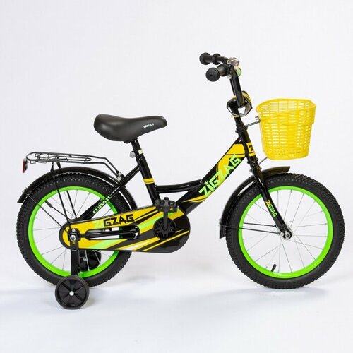 Велосипед 16 ZIGZAG CLASSIC черныйжелтыйзеленый 9728₽