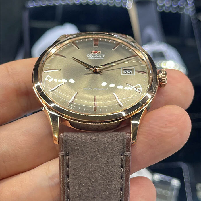 Наручные часы ORIENT, Y83002G5MF коричневый/бронзовый/зеленый — фото 1