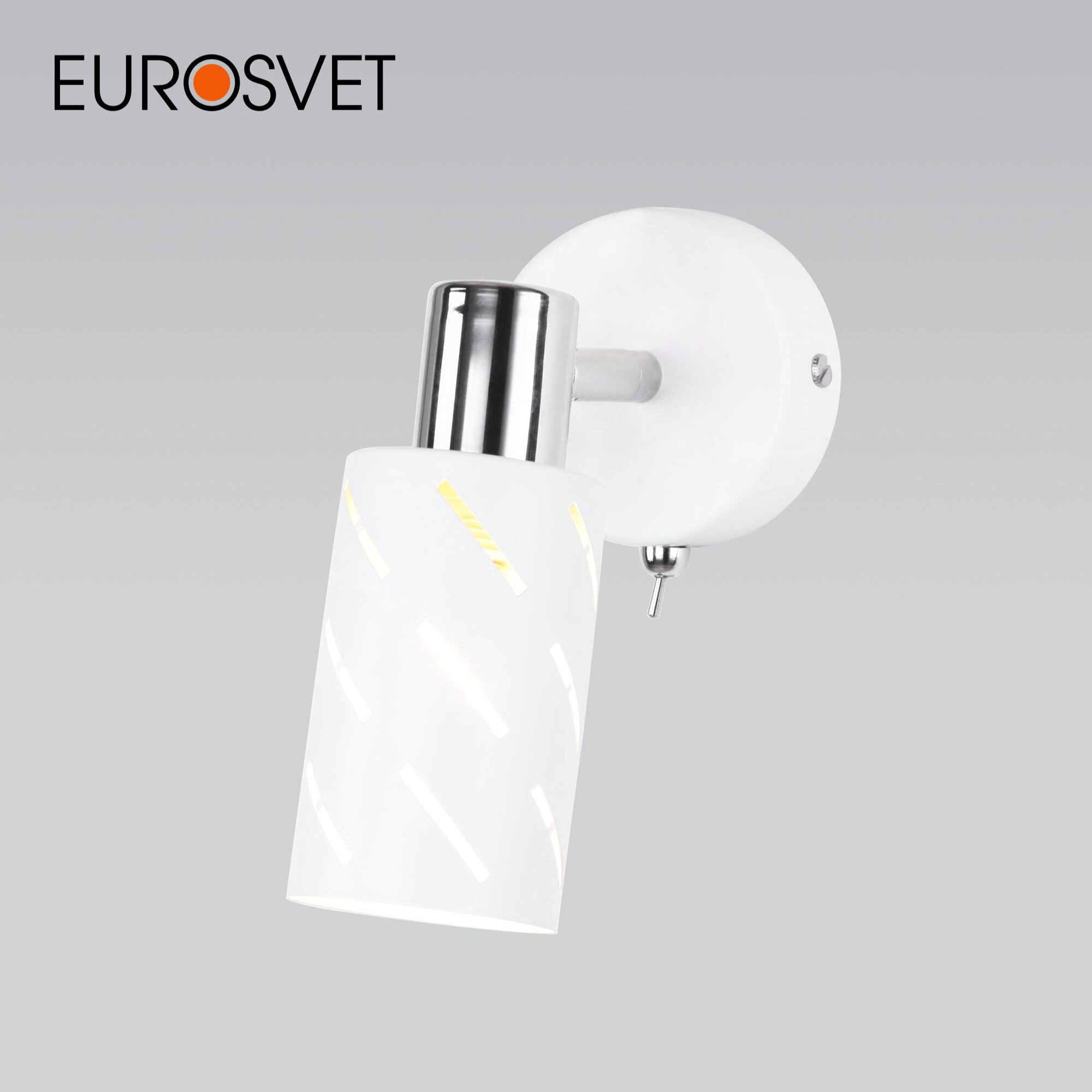Спот / Настенный светильник Eurosvet Fente 20090/1 белый/хром