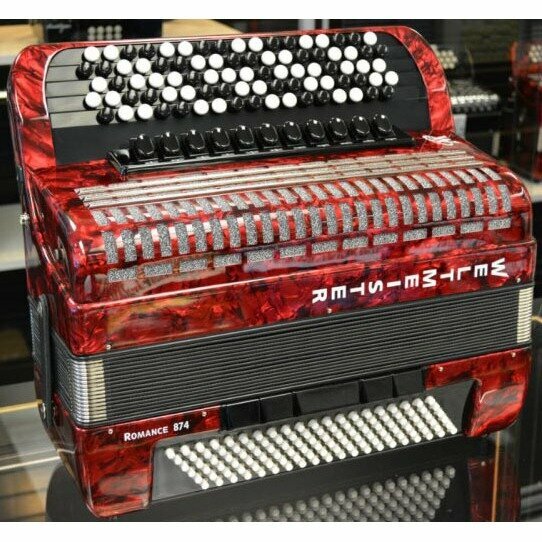Аккордеон кнопочный Weltmeister Romance 874-IV-120/87-RD — фото 1