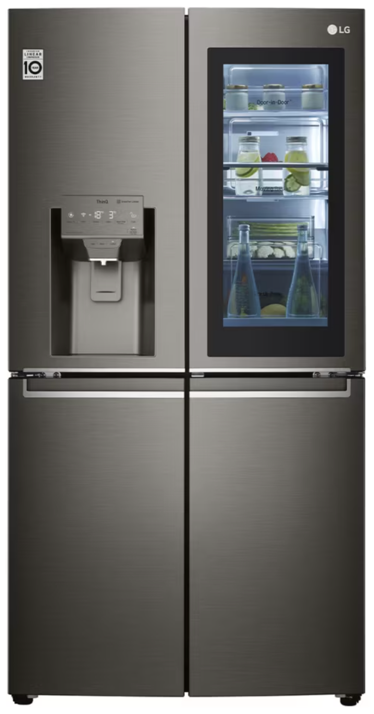 Холодильник LG GR-X24FMKBL серый