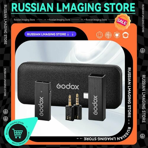 Беспроводной микрофон Godox MoveLink Mini UC1 черный 8075₽