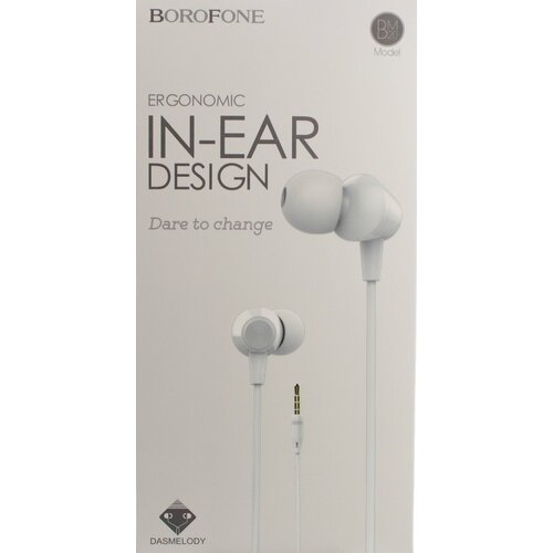 Наушники BOROFONE BM20 с микрофоном Белые 346₽