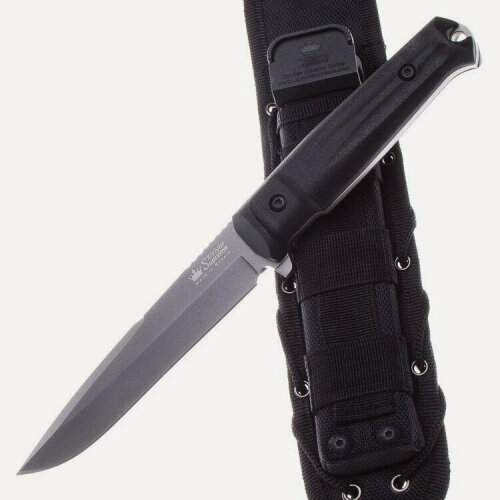 Изображение товара Нож тактический Kizlyar Supreme Delta (Kraton) AUS-8, Black TacWash