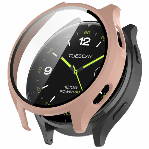 Защитное стекло для Xiaomi Watch 2, 360 градусов розовый