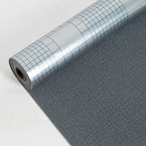 Панель ПВХ самоклеящаяся в рулоне темно-синий 28м 50см толщ2мм 1011₽