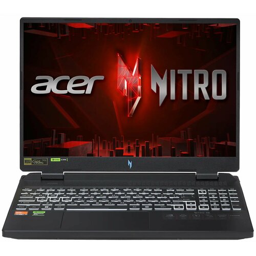 16 Ноутбук Acer Nitro 16 AN16-41-R4MY черный 33199900₽