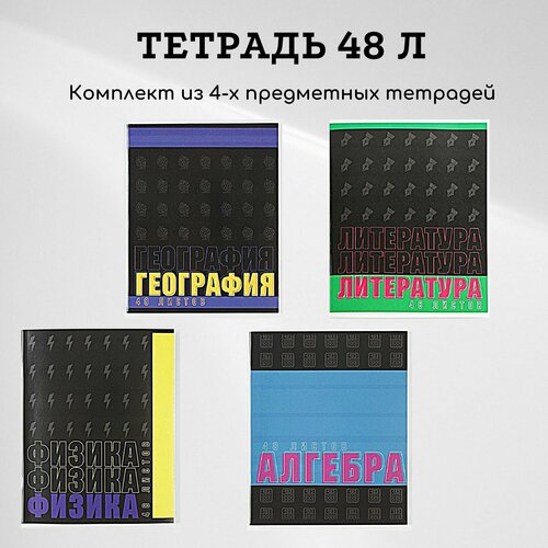 Комплект предметных тетрадей из 4-х штук