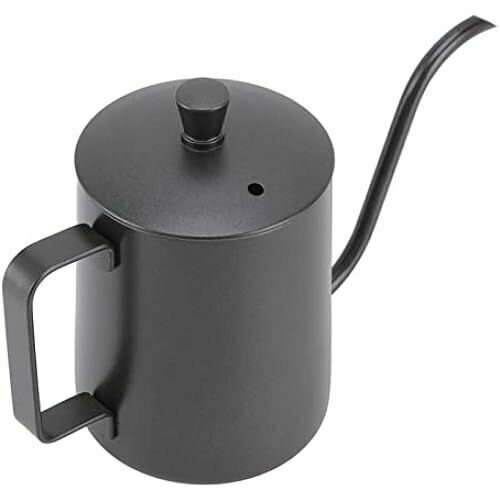 Кофемашина с фильтром кофемашина из нержавеющей стали с точным контролем и компактным узким изливом на гибкой шее для домашнего офиса 350 мл черный птфэ 1284600₽