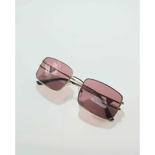 Солнцезащитные очки КAIDI, коричневый, красный