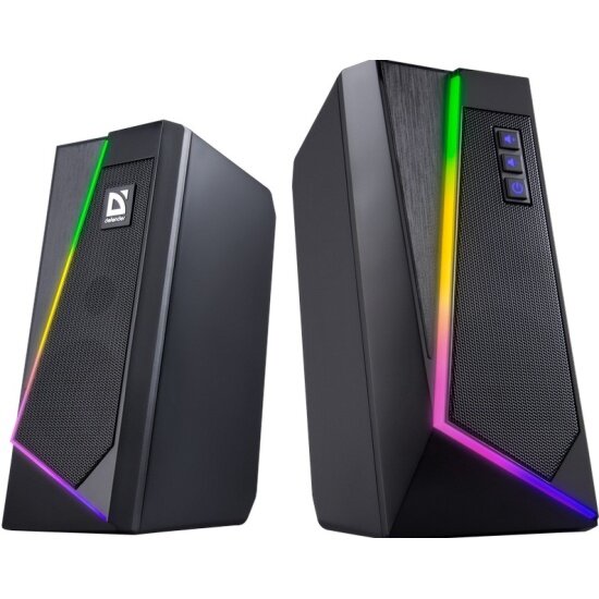 Колонки 2.0 Defender Solar 3 черный — фото 1