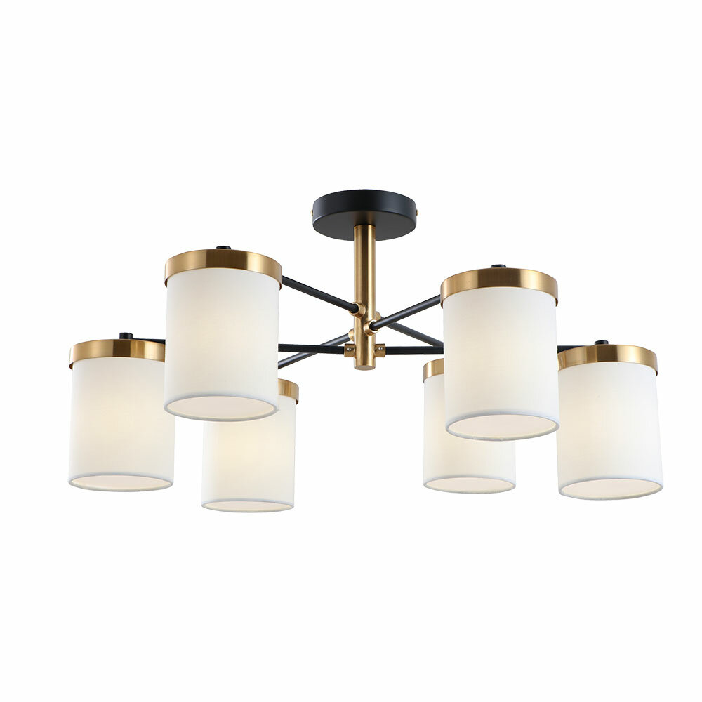 Потолочная люстра Arte Lamp MODELLO A4099PL-6BK / E14 / 40 Вт / черный