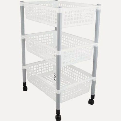 Изображение товара Контейнер Полимербыт для овощей 3-х секционный на колесах (4396000)