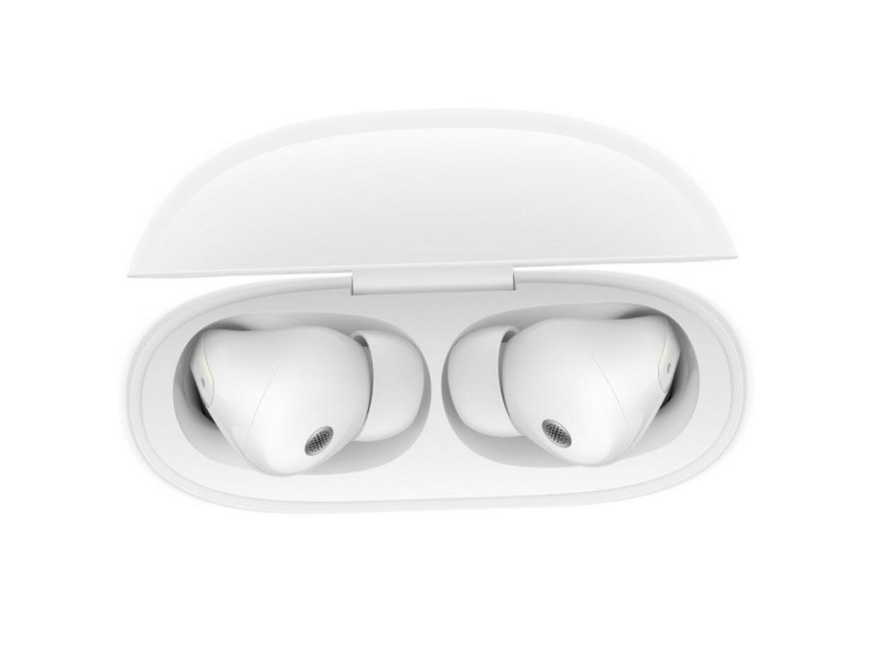 Наушники беспроводные bluetooth с микрофоном Xiaomi Buds 3 - белые - система активного шумоподавления (BHR5526GL) — фото 1