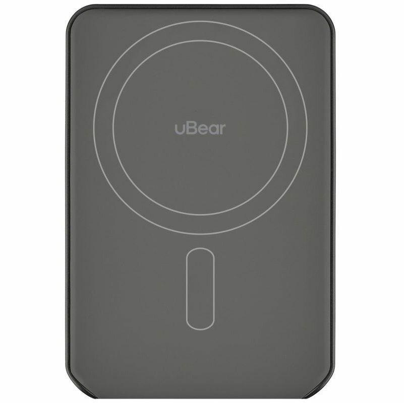 Внешний аккумулятор uBear Backup MagSafe, PD, 5000 мАч, черный