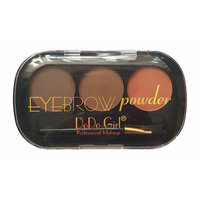 Палетка теней для бровей DoDo Girl Eyebrow Powder, 3 оттенка, набор 02