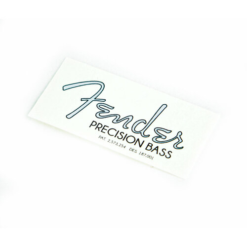 Наклейка декаль на голову грифа гитары Fender Precision Bass 1961-1963 Струнки ру 610₽