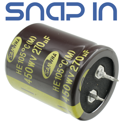 270мкФ 450В 30x35мм HE Конденсатор электролитический 1шт 1020₽