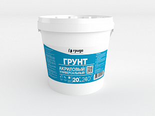 Грунтовка Универсальная  Укрепляющая Грида Летняя 20кг Акриловая  Бесцветная  Глубокопроникающая 