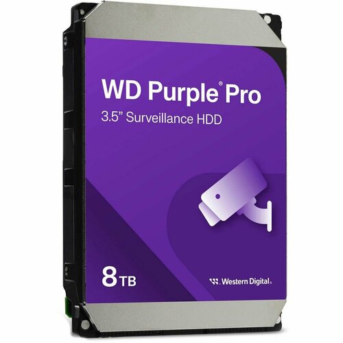 Western Digital Жесткий диск Western Digital 35 8TB WD Purple Pro WD8002PURP WD8002PURP 28000₽
