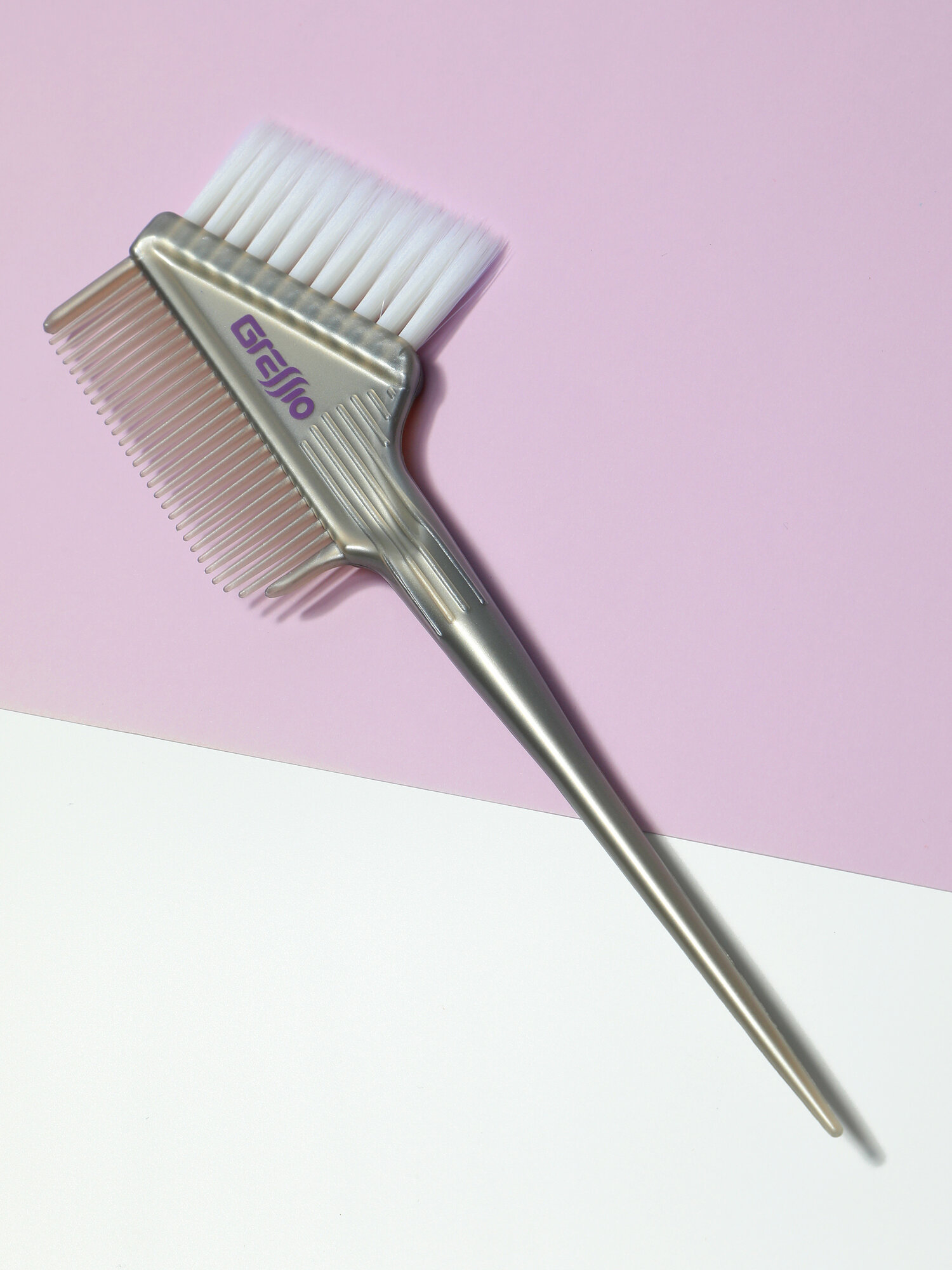 Кисть для окрашивания волос Gressio, с расческой и хвостиком