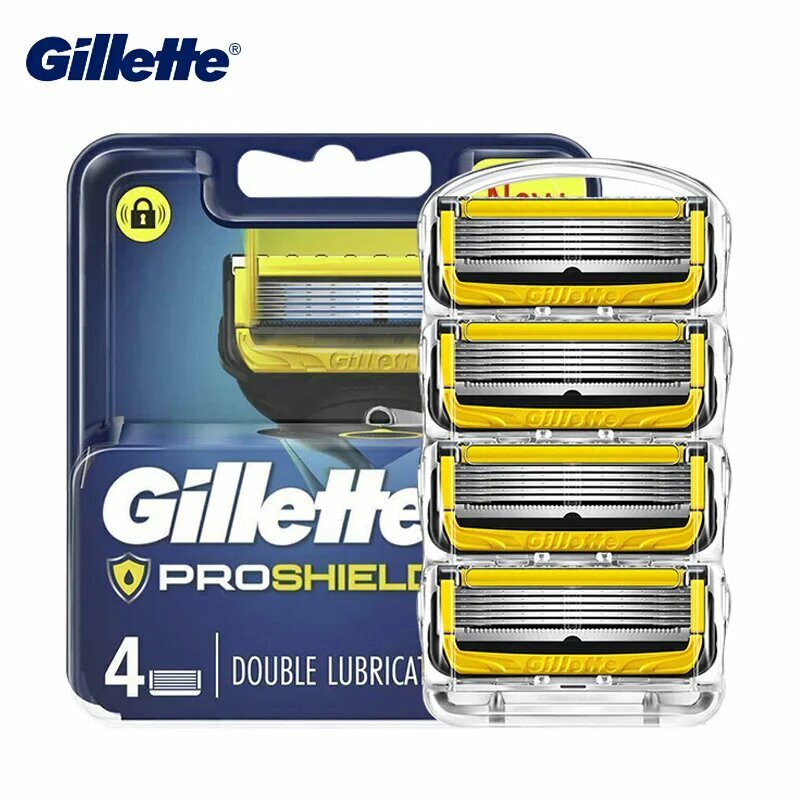 Gillette ProGlide Shield сменные лезвия для бритвы 4 шт, 4Fusion Proshield