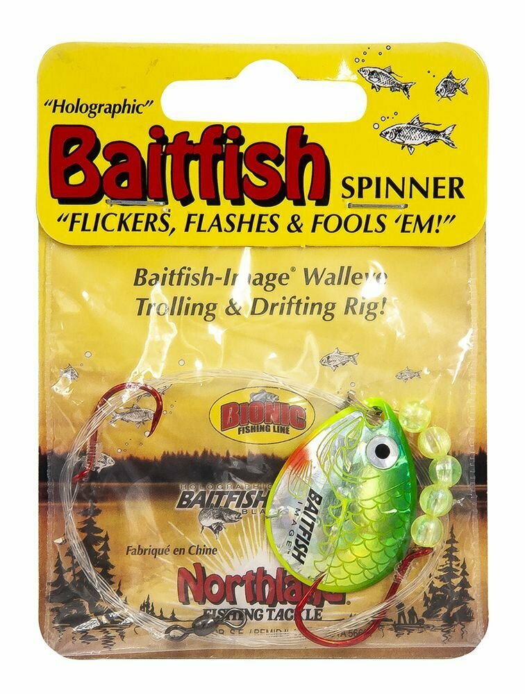 Блесна вращающаяся Northland Baitfish Spinner Harness на судака, длина поводка 152 см