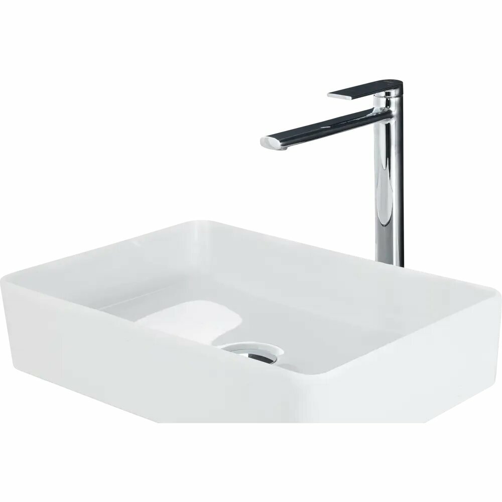 Смеситель для раковины Frap Arne F10204-2 однорычажный на столешницу цвет хром - фото №4