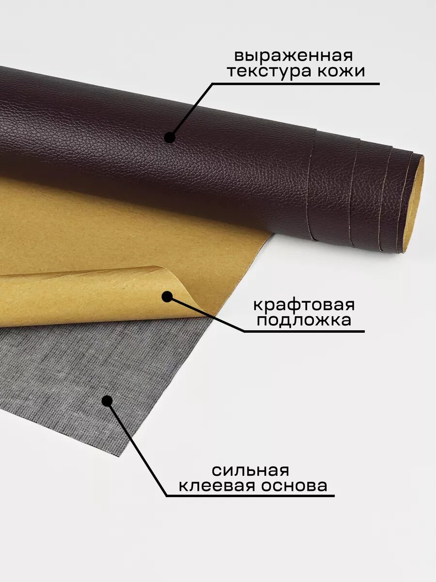 Самоклеящаяся искусственная экокожа заплатка, Professional materials — фото 1