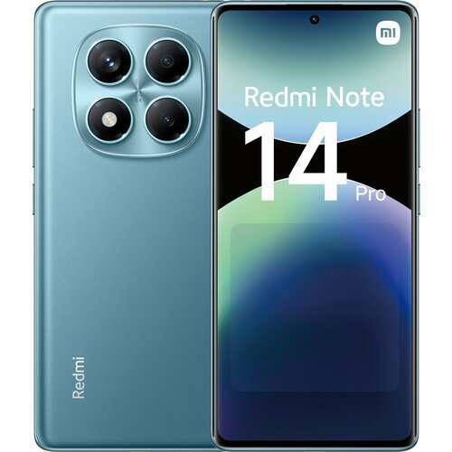 Смартфон Xiaomi Redmi Note 14 Pro 12512 GB NFC Blue голубой 33460₽