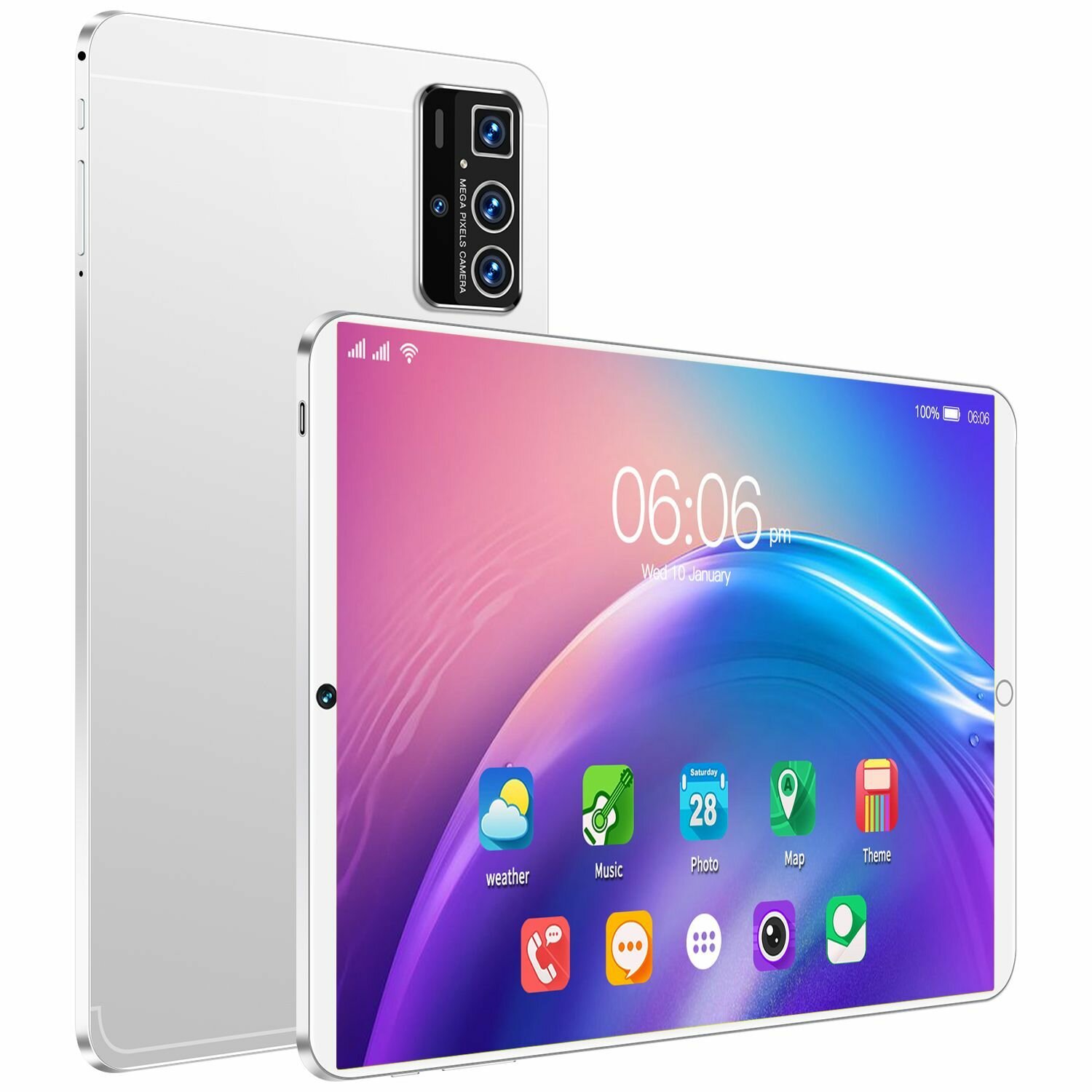 Планшет Q.EPOCH Realne Pad Mini, Android 13, 32+24 Мп, 512+16 Гб, серый