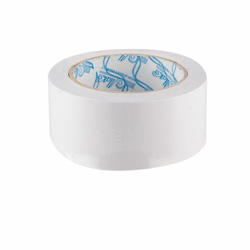 Скотч Tech Roll двухсторонний 50 мм х 25 м белый