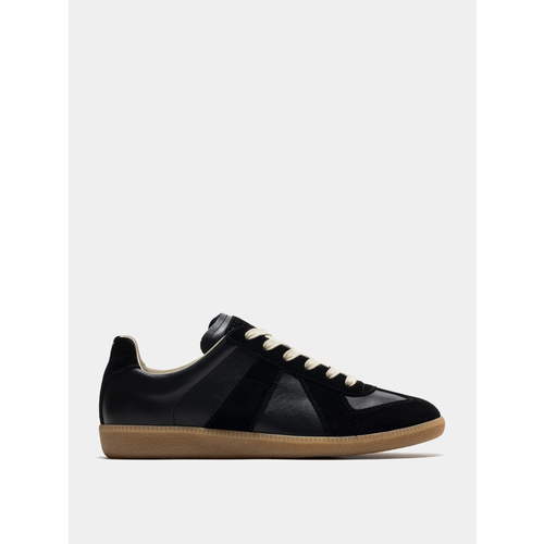 фото Кеды maison margiela replica low top carry over, размер 41,5 eu, black/gum