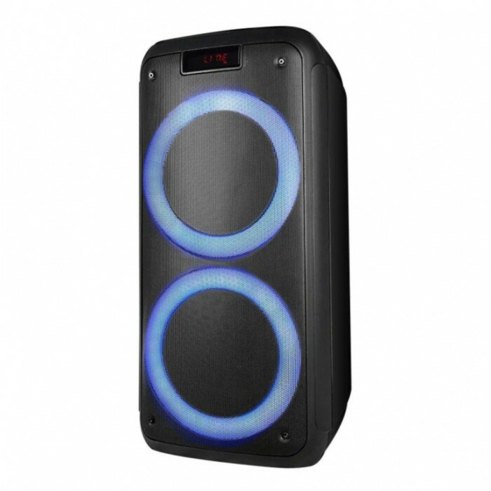 Denn Портативная караоке система Denn DPS-145, 100 Вт, AUX, USB, BT, SD, чёрная
