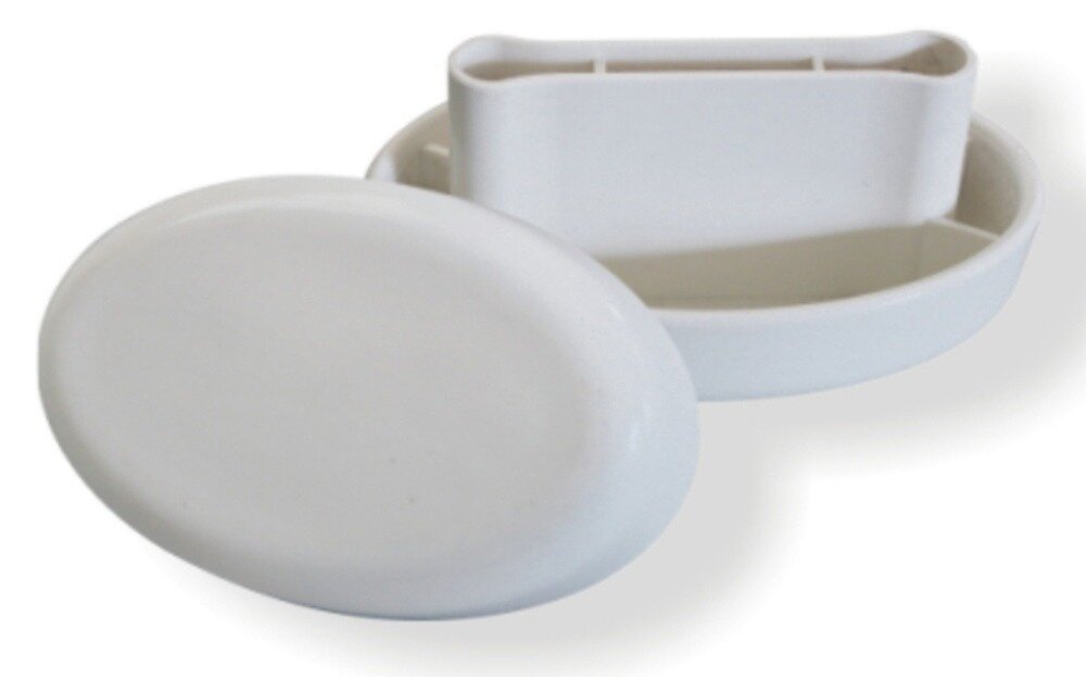 Кельма STM / СТМ мини овальная пластиковая 110х70мм / малярные и отделочные инструменты