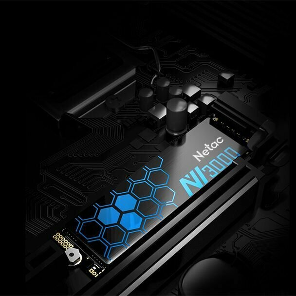 SSD накопитель Netac NV3000 NT01NV3000-1T0-E4X 1ТБ, M.2 2280, PCI-E 3.0, NVMe, M.2