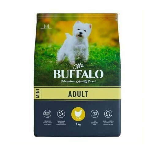 Mr.Buffalo Adult Mini Сухой корм с курицей для собак мелких пород, 2 кг